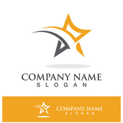 Star icon template design