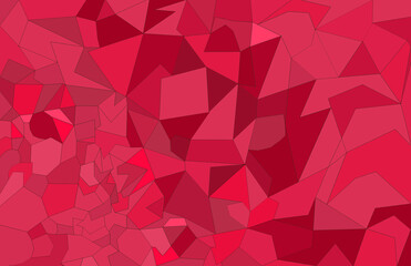 Naklejka premium Abstract geometric background. Color 2023 Viva Magenta.