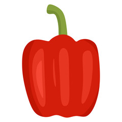 Paprika illustration for cooking 