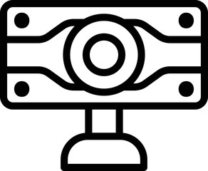 Webcam Vector Icon Design Illustration
