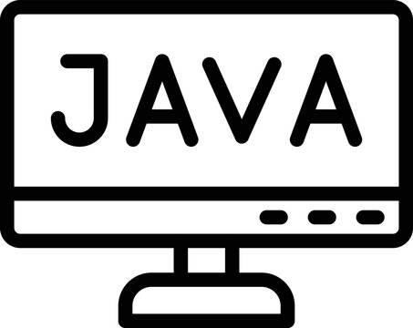 Java Vector Icon Design Illustration