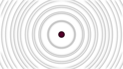 Abstract pattern of circles with the effect of displacement. 