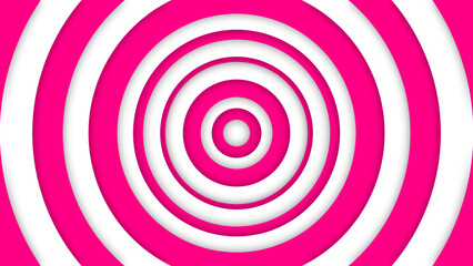 Abstract pattern of circles with the effect of displacement. 