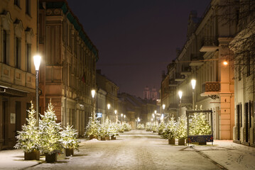 Amazing Kaunas Christmas tree, uniquely decorated Town Hall Square, Mikalojus Konstantinas...