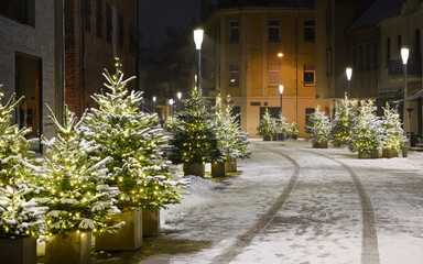 Amazing Kaunas Christmas tree, uniquely decorated Town Hall Square, Mikalojus Konstantinas Čiurlionis.