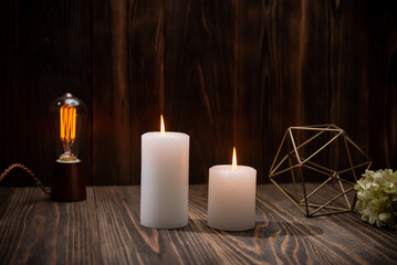 雰囲気のある蝋燭