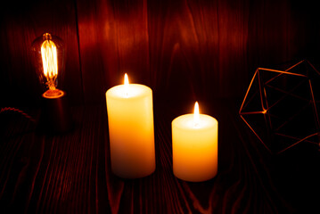 雰囲気のあるローソク