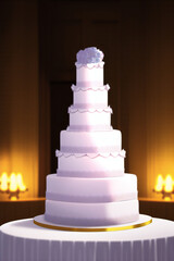 Anime Style Wedding Cake