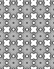 Black and white geometric pattern Pages for your coloring book