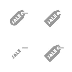 keychain icon, sale, discount concept, vector illustration