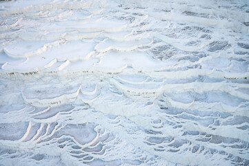 Natural travertine pools and terraces
