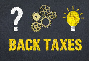 Obraz premium Back Taxes 