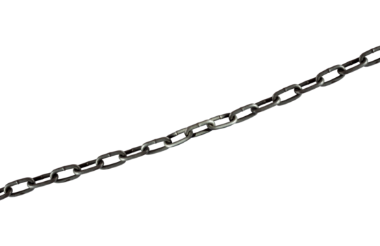 chain, stretched chain, isolate, symbol of aspiration and effort to hold