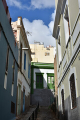 Scenic view of the old town of Las Palmas de Gran Canaria