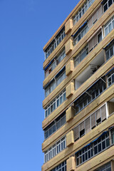 Fototapeta premium Low angle view of modern buildings in Las Palmas de Gran Canaria