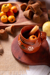 Ponche de Frutas Navideño. In Mexico, Christmas fruit punch is a hot fruit-infused drink, traditionally consumed in the December season during posadas and Christmas Eve.