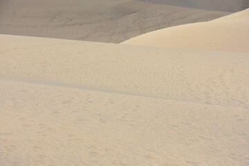 Scenic view of the sand dunes at Maspalomas