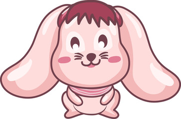 Obraz premium Holland Lop rabbit are in love.