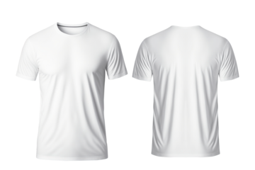 t-shirt front and back