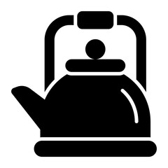 Obraz premium An amazing icon of tea kettle, kitchenware cooking pot