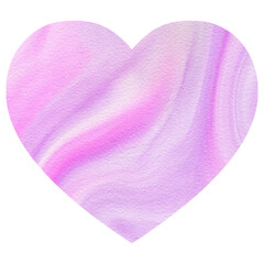 Pink Heart Watercolor