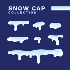 Realistic Snow Cap Collection with Mesh