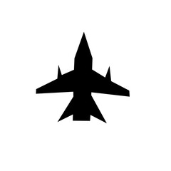 Silhouette Airplane Icon