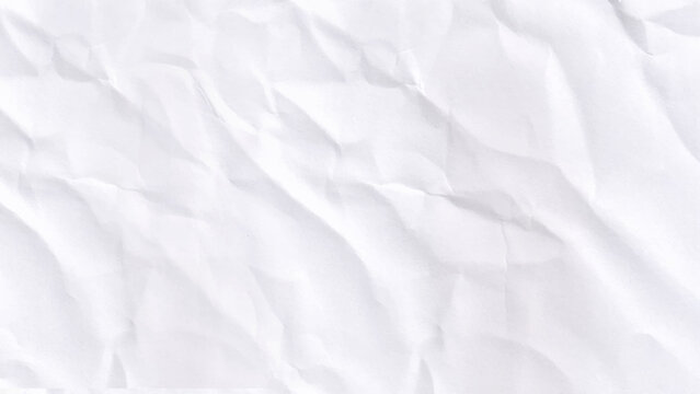 Crumpled sheet of white paper abstract background.. white crumpled paper background texture