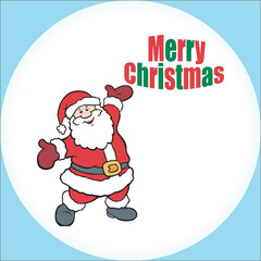Merry Christmas Background with Typography, Lettering. Greeting card, banner and poster