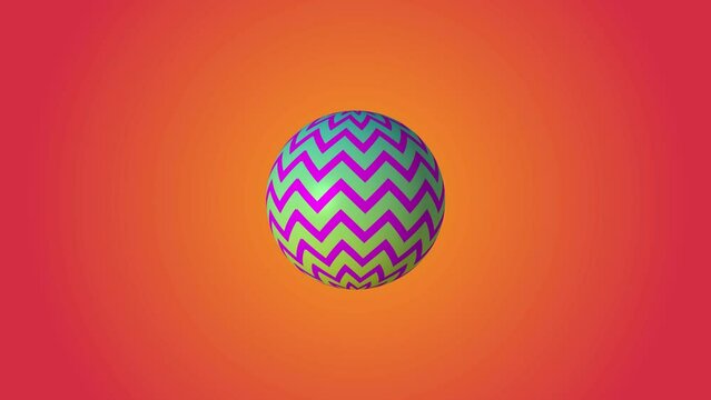 abstract beautiful  color ball animation 