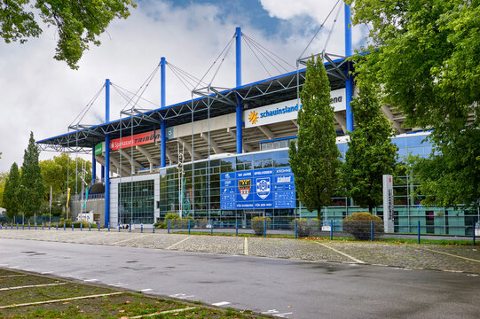 MSV arena - official playgrounds of FC Duisburg, Germany