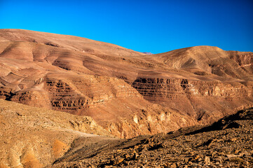 The Atlas Mountains near the Todra Gorge, Morocco.