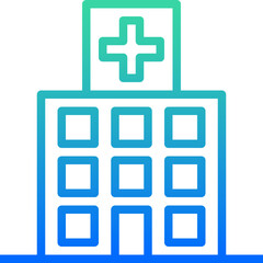 Fototapeta premium Hospital icon