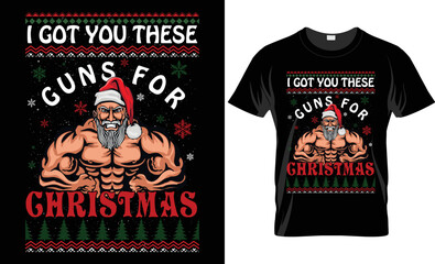 Christmas T-shirt Design Template 