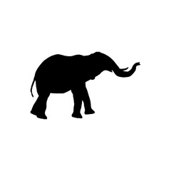 Elephant icon. Simple style safari travel agency big sale poster background symbol. brand logo design element. t-shirt printing. vector for sticker.
