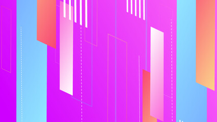 Abstract neon gradient background with retro cyber punk 70s 80s 90s old cyberpunk style and speed motion dynamic shapes