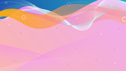 Abstract neon gradient background with retro cyber punk 70s 80s 90s old cyberpunk style