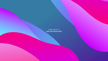 abstract neon gradient 3d fluid liquid blob background