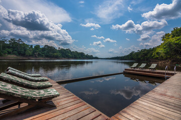 Beautiful landscape of the Amazon Rainforest - Amazonas, Brazil