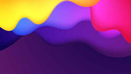 abstract colorful background with wave