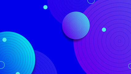 abstract blue background with aqua turquoise gradient circle shapes