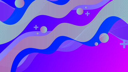 Plakat Abstract blue and purple pink background