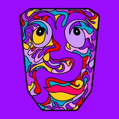 Abstract design for printing anywhere