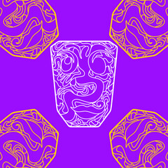 Abstract design for printing anywhere