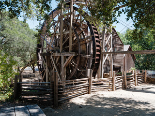  Wooden Wheel  Napa Valley Water-Mill
