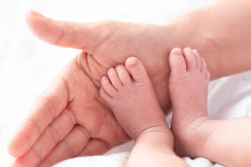 Tiny Toes, Mother's Loving Hands