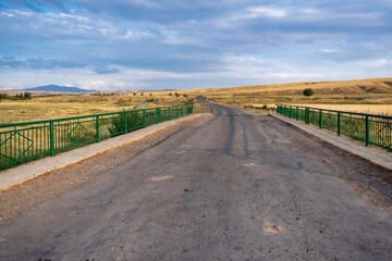 country road in autumn