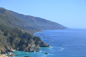 The rugged coast of Big Sur, California