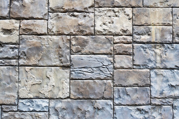 background of a stone wall from old stones, stones of the correct form