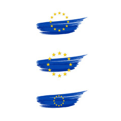 Bandiera Europa - obrazy, fototapety, plakaty